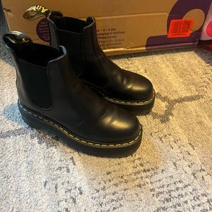 Platform doc marten boots, size 8, worn twice